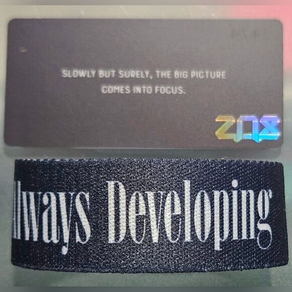 ZOX "ALWAYS DEVELOPING" #475/1000 Turtle Cat Dog SOLD OUT Collectible Wristband - Picture 13 of 16